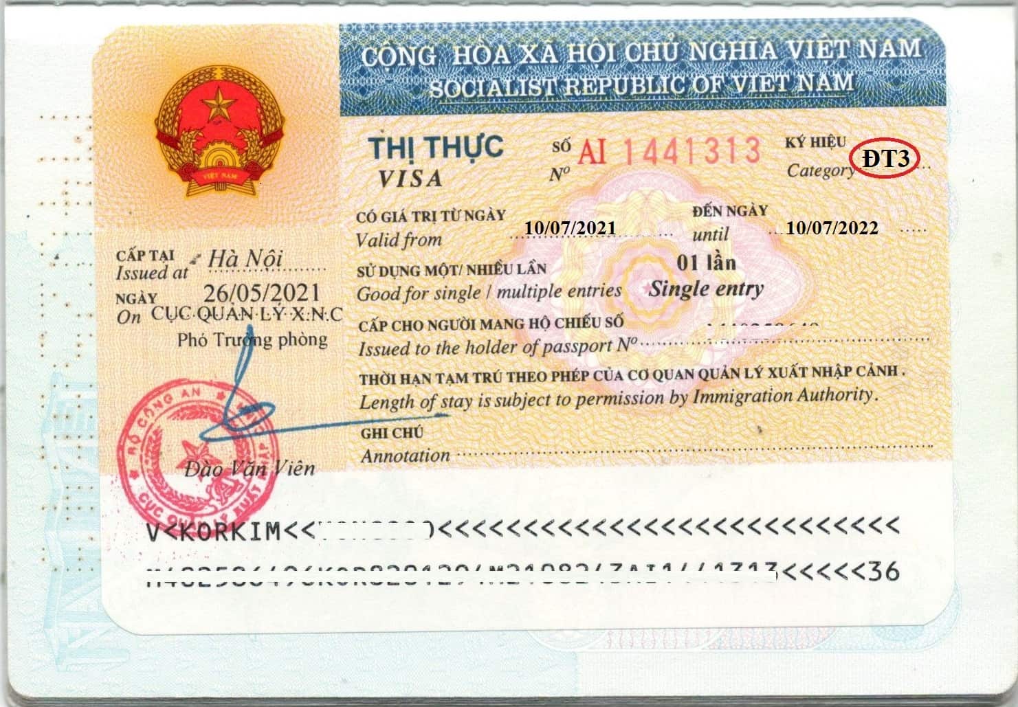 Dịch vụ chuyển đổi mục đích visa cho người nước ngoài